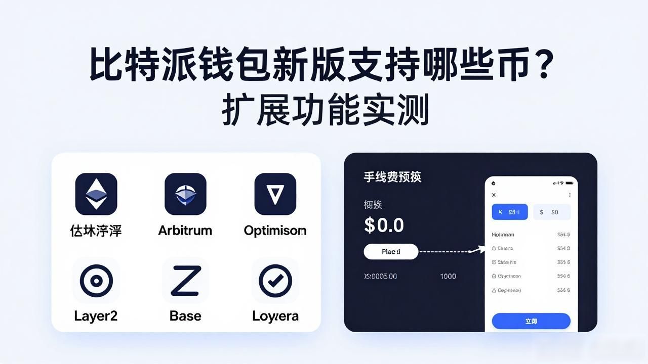 比特派钱包新版支持哪些币?扩展功能实测