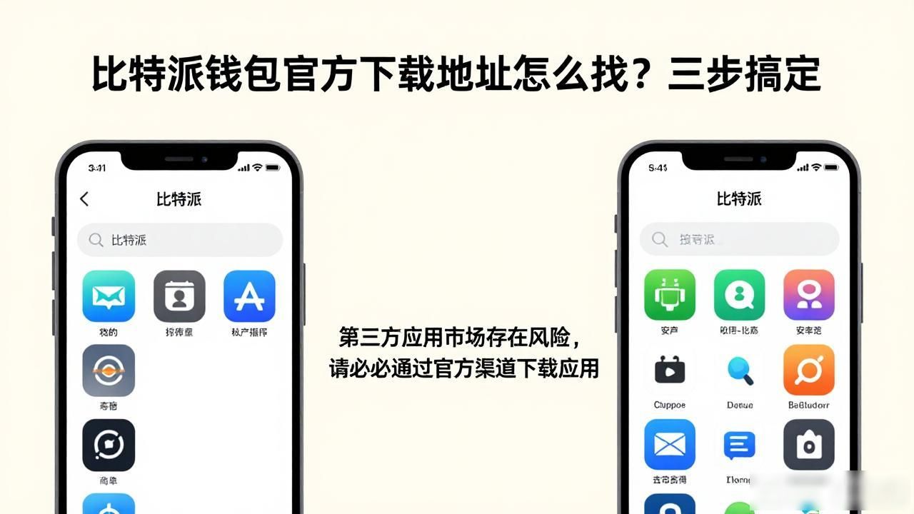比特派钱包官方下载地址怎么找？三步搞定