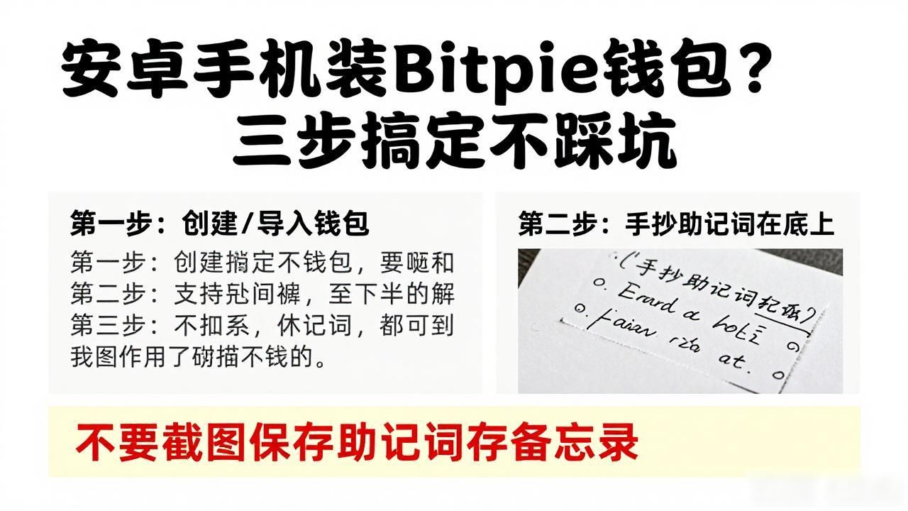 安卓手机装Bitpie钱包？三步搞定不踩坑