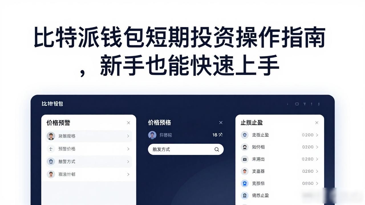 比特派钱包短期投资操作指南，新手也能快速上手