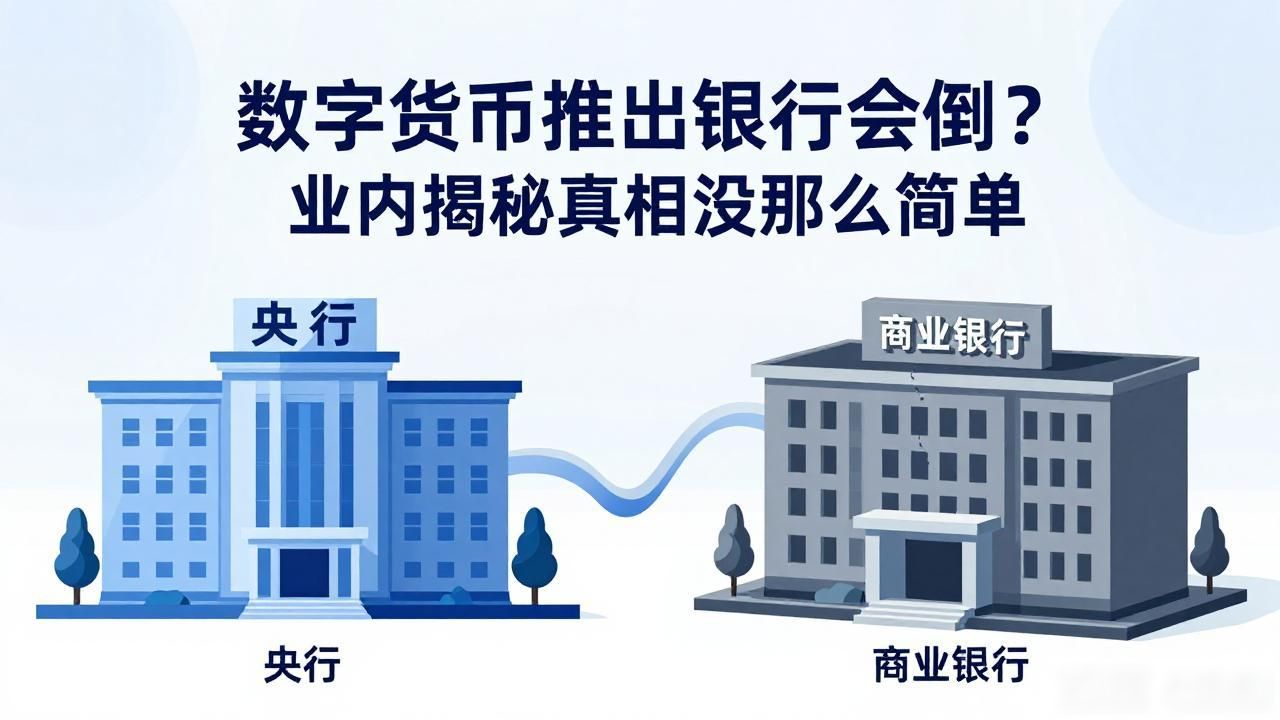 数字货币推出银行会倒?业内揭秘真相没那么简单