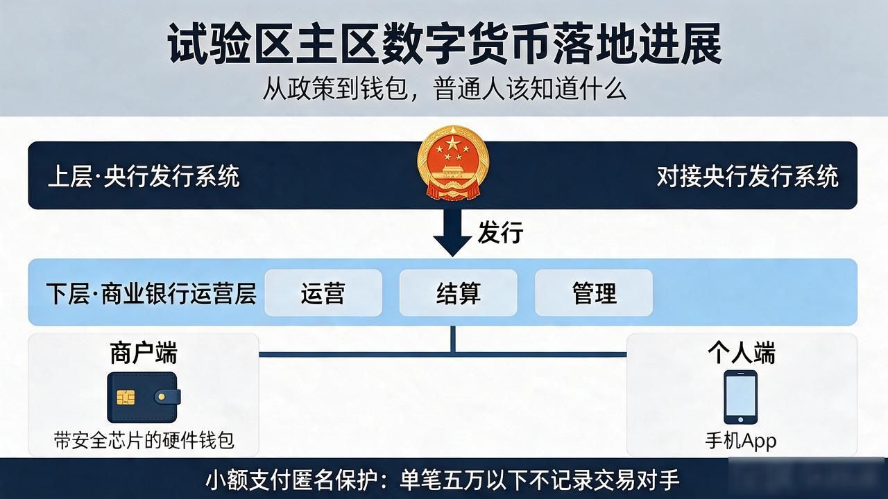 试验区主区数字货币落地进展：从政策到钱包，普通人该知道什么