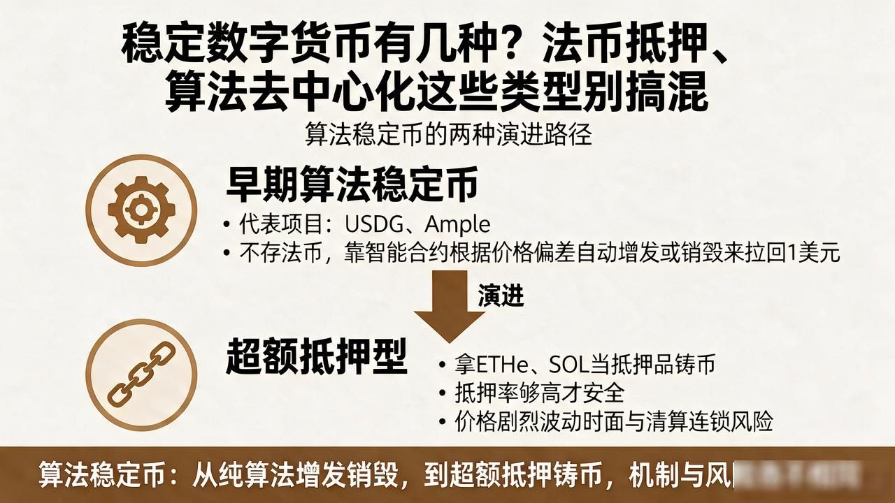 稳定数字货币有几种？法币抵押、算法去中心化这些类型别搞混