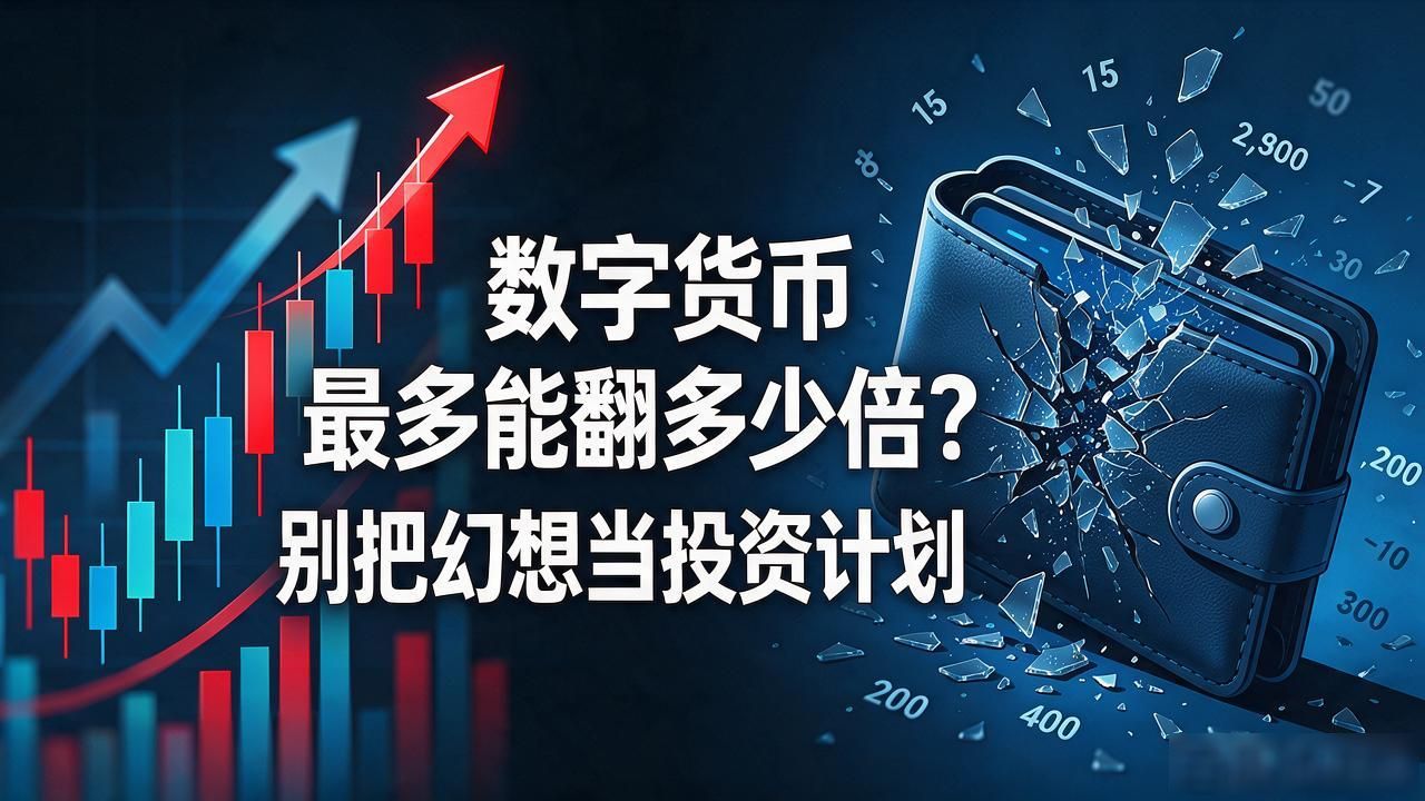 数字货币最多能翻多少倍？别把幻想当投资计划