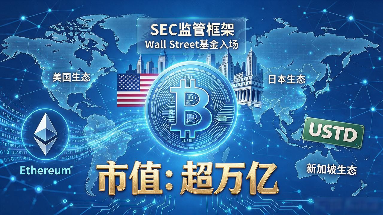 哪个国家最大数字货币？比特币市值超万亿，美国生态最活跃