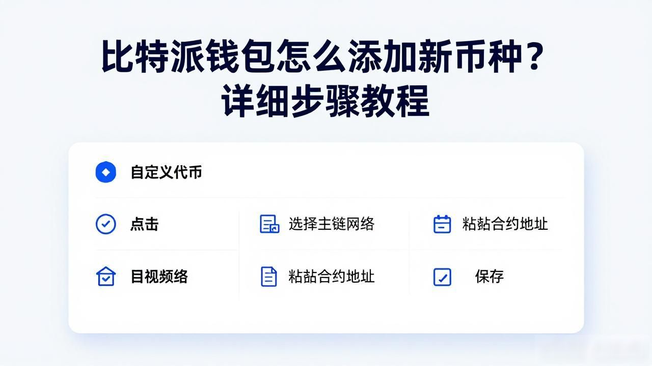 比特派钱包怎么添加新币种?详细步骤教程