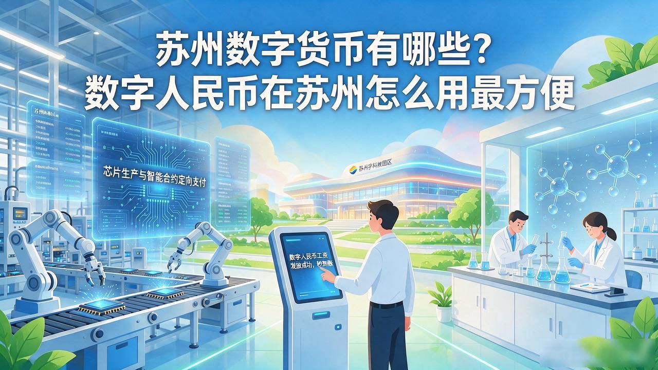 苏州数字货币有哪些？数字人民币在苏州怎么用最方便