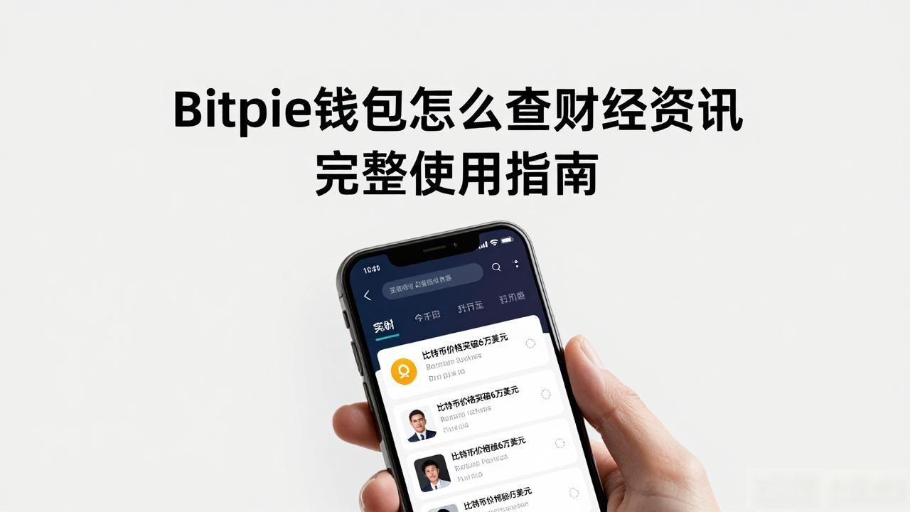 Bitpie钱包怎么查财经资讯 完整使用指南