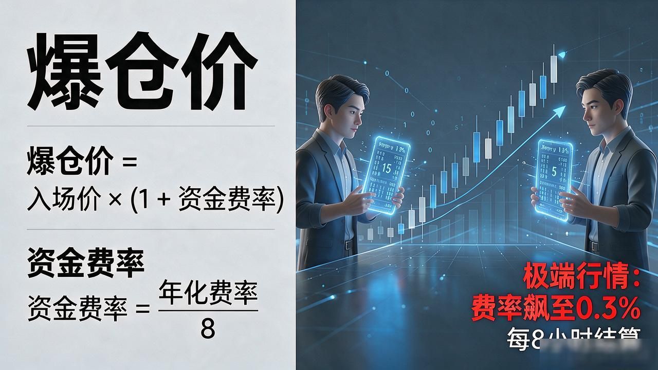 数字货币合约算法拆给你看：爆仓价和资金费率到底怎么算的