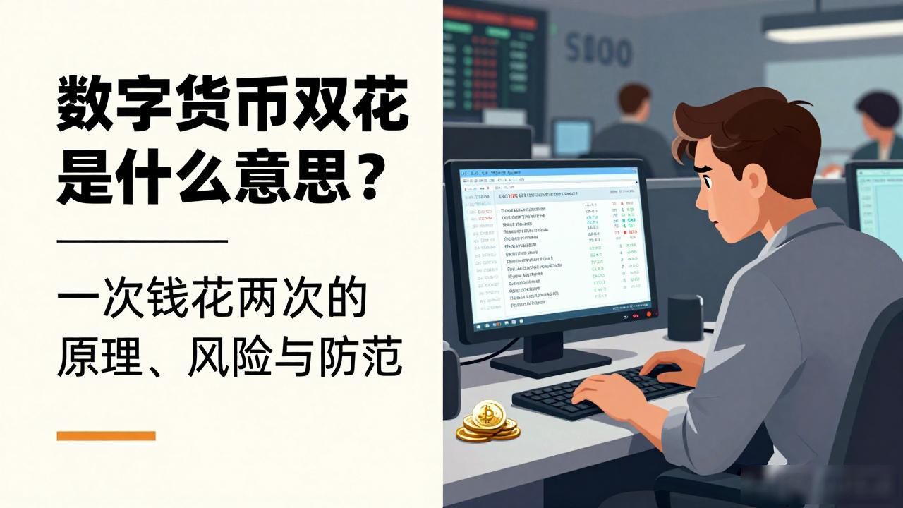 数字货币双花是什么意思？一次钱花两次的原理、风险与防范