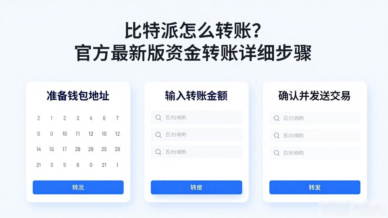 比特派怎么转账？官方最新版资金转账详细步骤