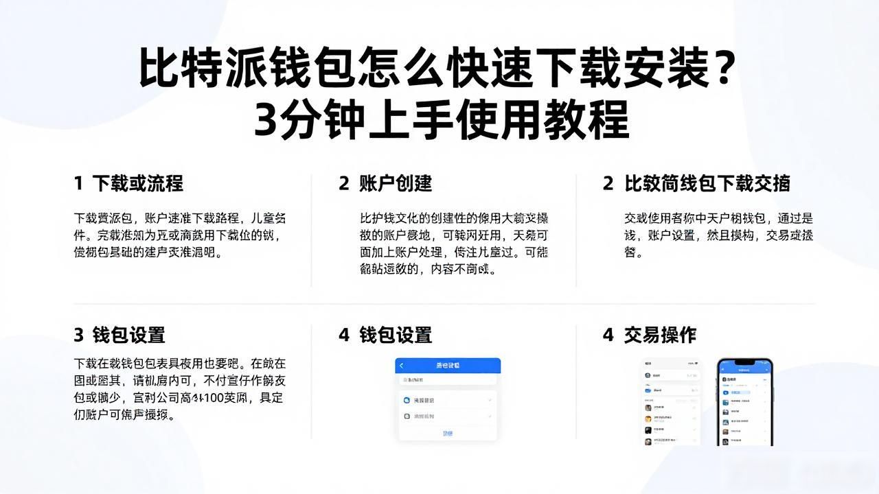 比特派钱包怎么快速下载安装?3分钟上手使用教程