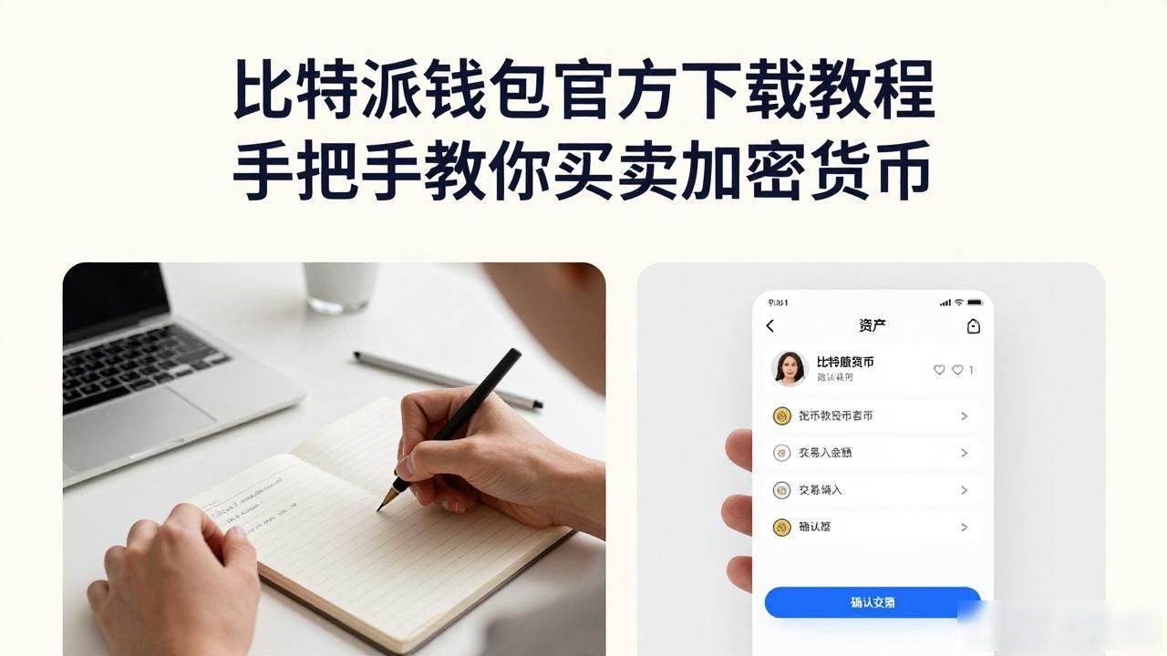 比特派钱包官方下载教程 手把手教你买卖加密货币