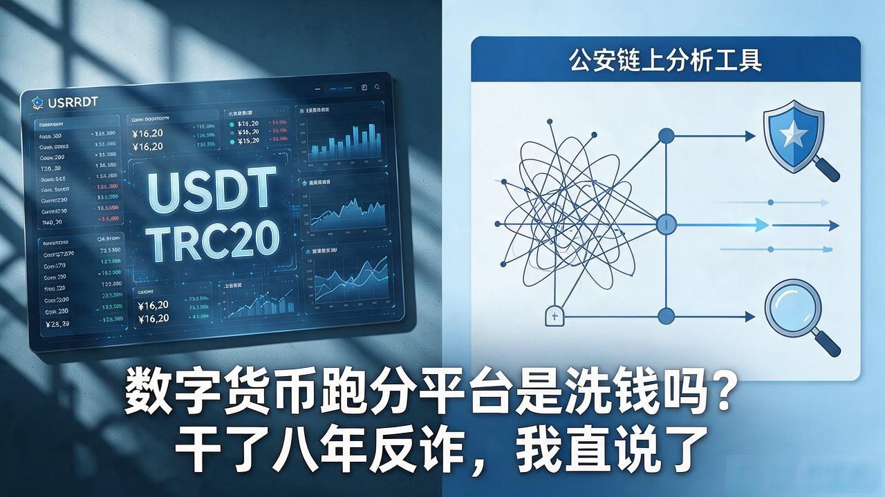 数字货币跑分平台是洗钱吗？干了八年反诈，我直说了