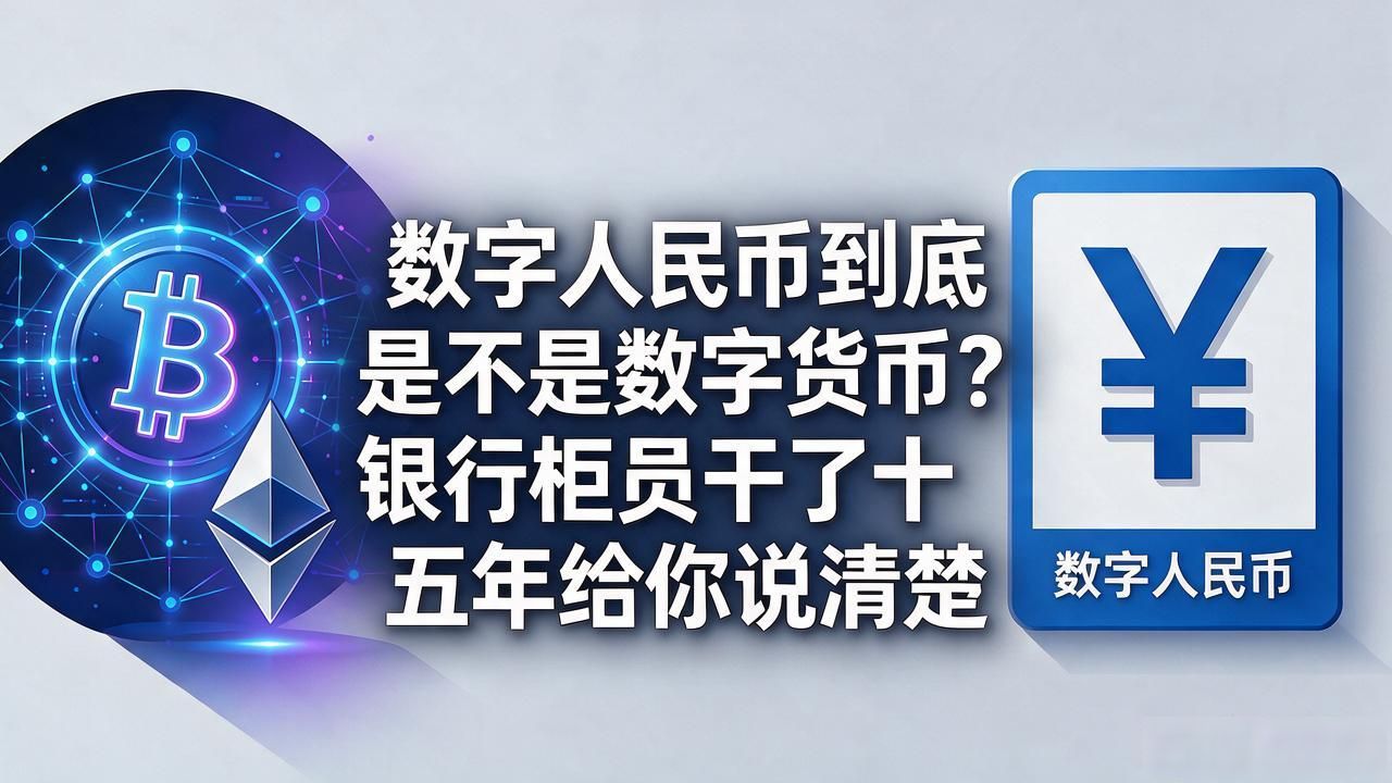 数字人民币到底是不是数字货币？银行柜员干了十五年给你说清楚