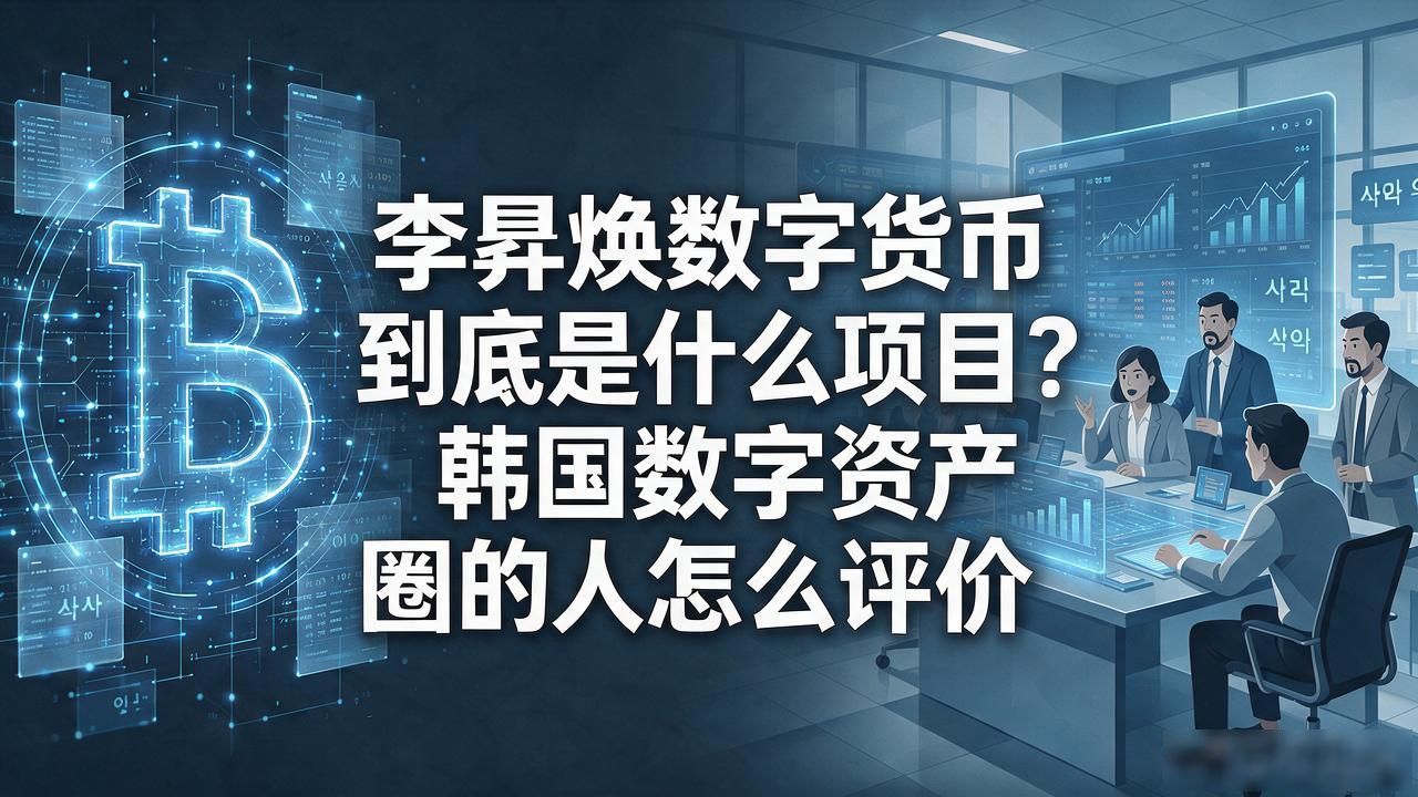 李昇焕数字货币到底是什么项目？韩国数字资产圈的人怎么评价