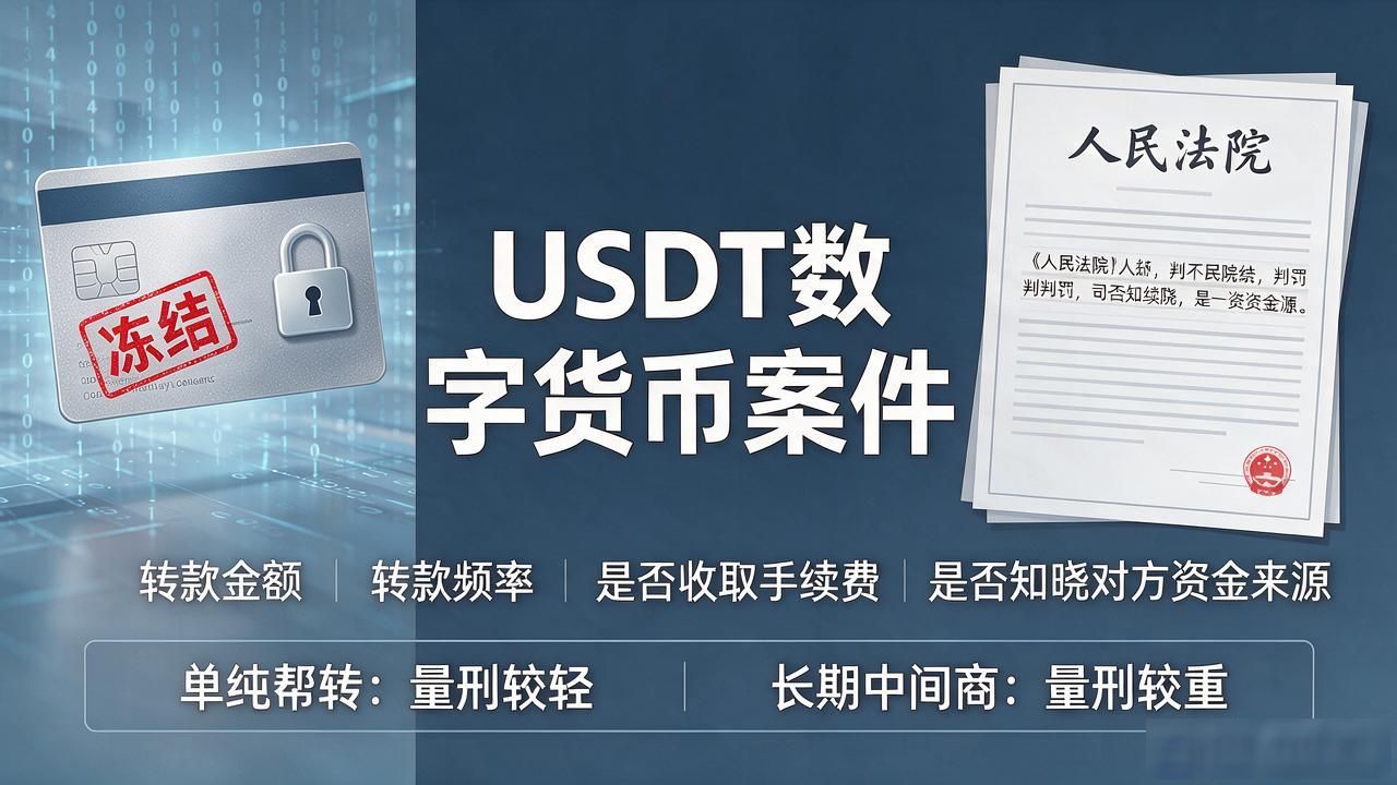 USDT数字货币案件，银行卡被冻后到底该怎么处理