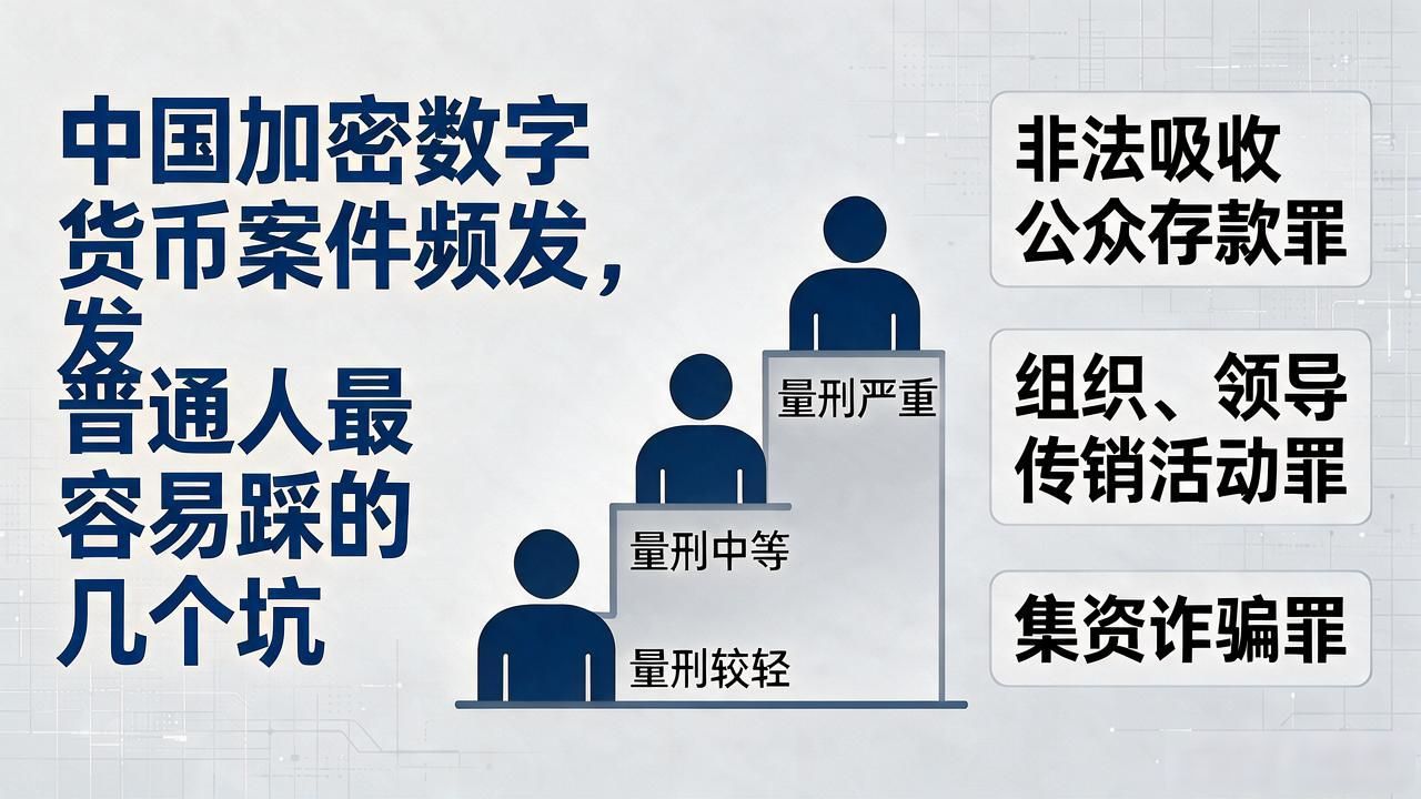 中国加密数字货币案件频发，普通人最容易踩的几个坑