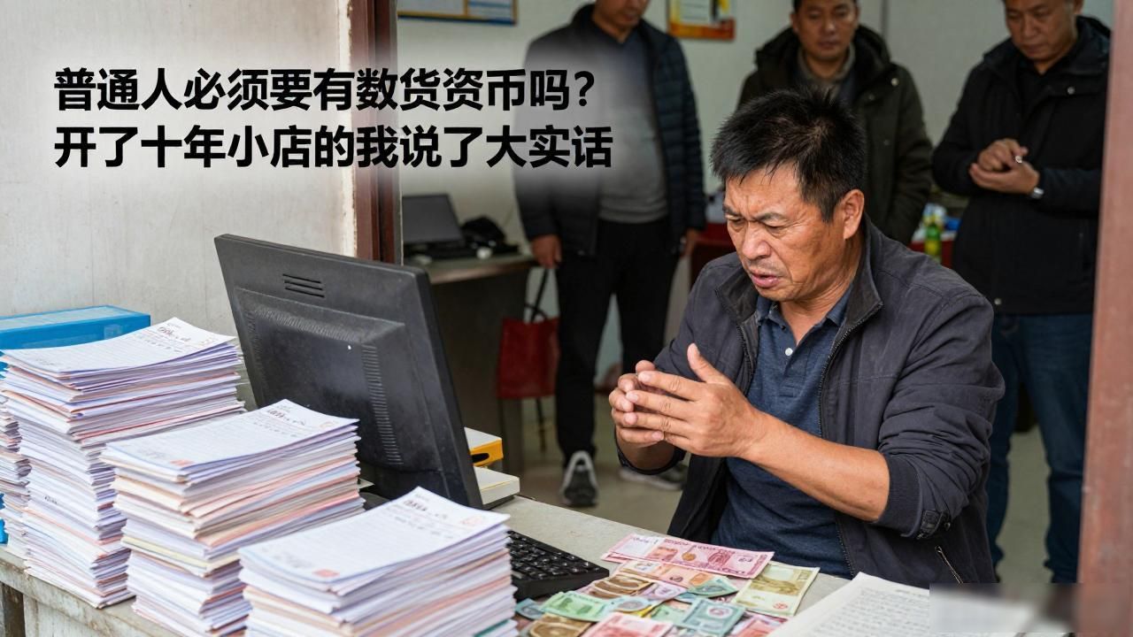 普通人必须要有数字货币吗？开了十年小店的我说了大实话