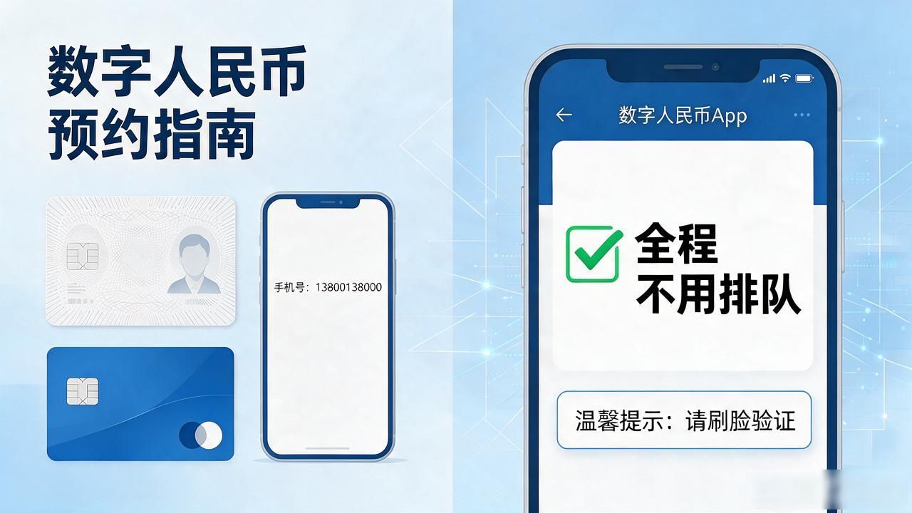 数字货币如何预约？打开数字人民币App就能办，全程不用排队