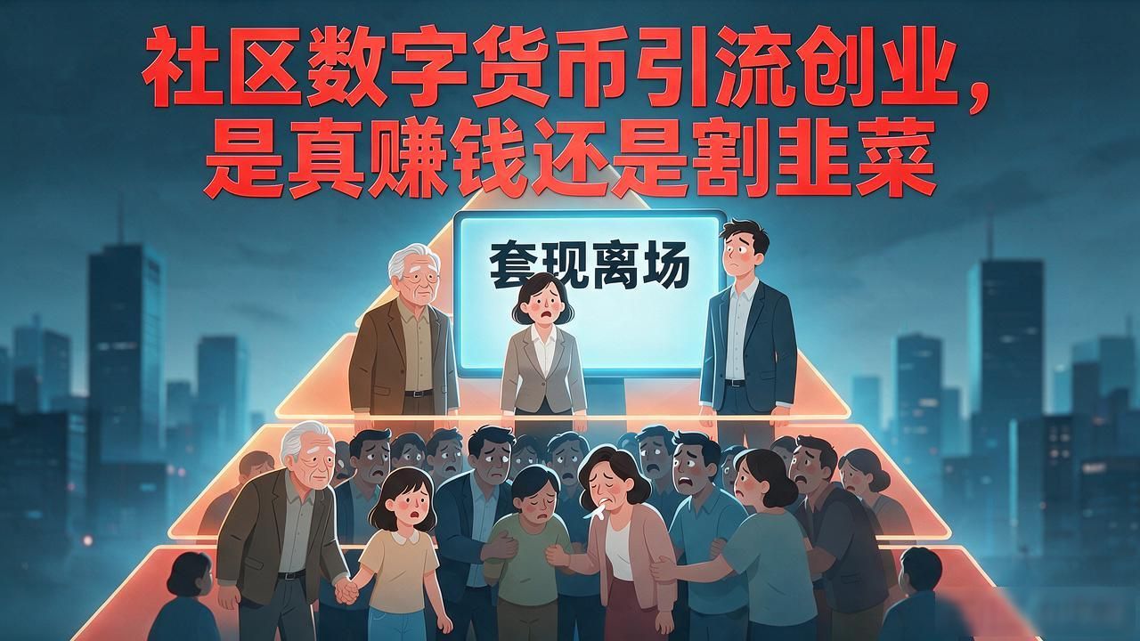 社区数字货币引流创业，是真赚钱还是割韭菜