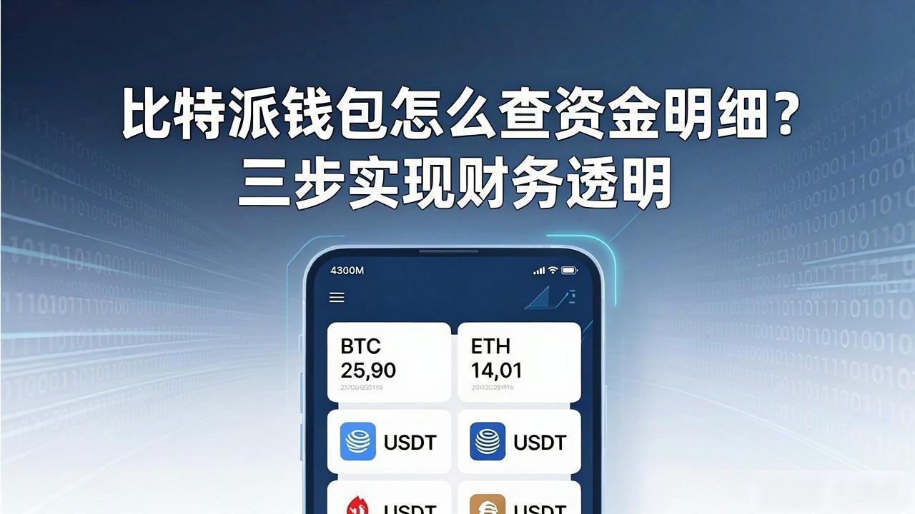 比特派钱包怎么查资金明细？三步实现财务透明