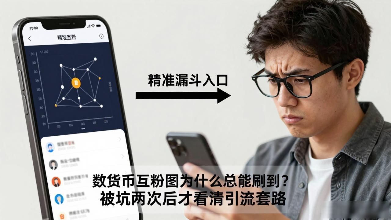 数字货币互粉图为什么总能刷到？被坑两次后才看清引流套路