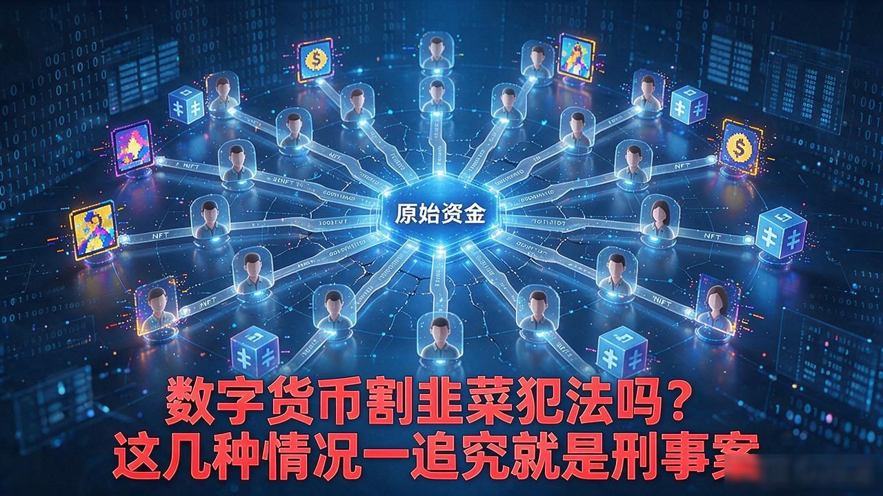 数字货币割韭菜犯法吗？这几种情况一追究就是刑事案