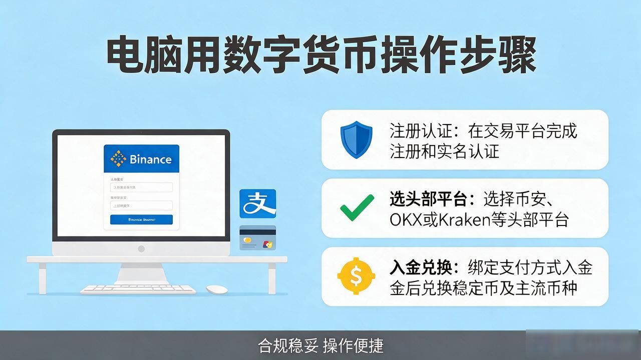 电脑上怎么用数字货币?一文看懂操作步骤