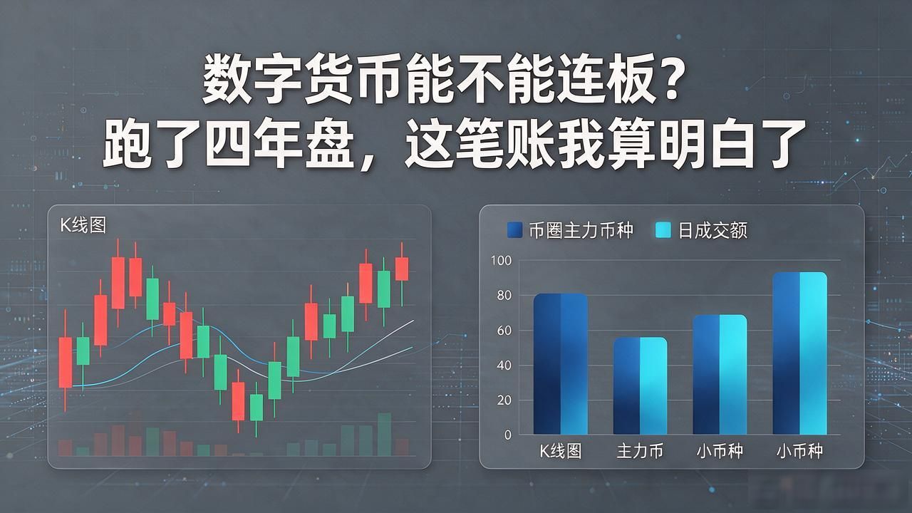 数字货币能不能连板？跑了四年盘，这笔账我算明白了
