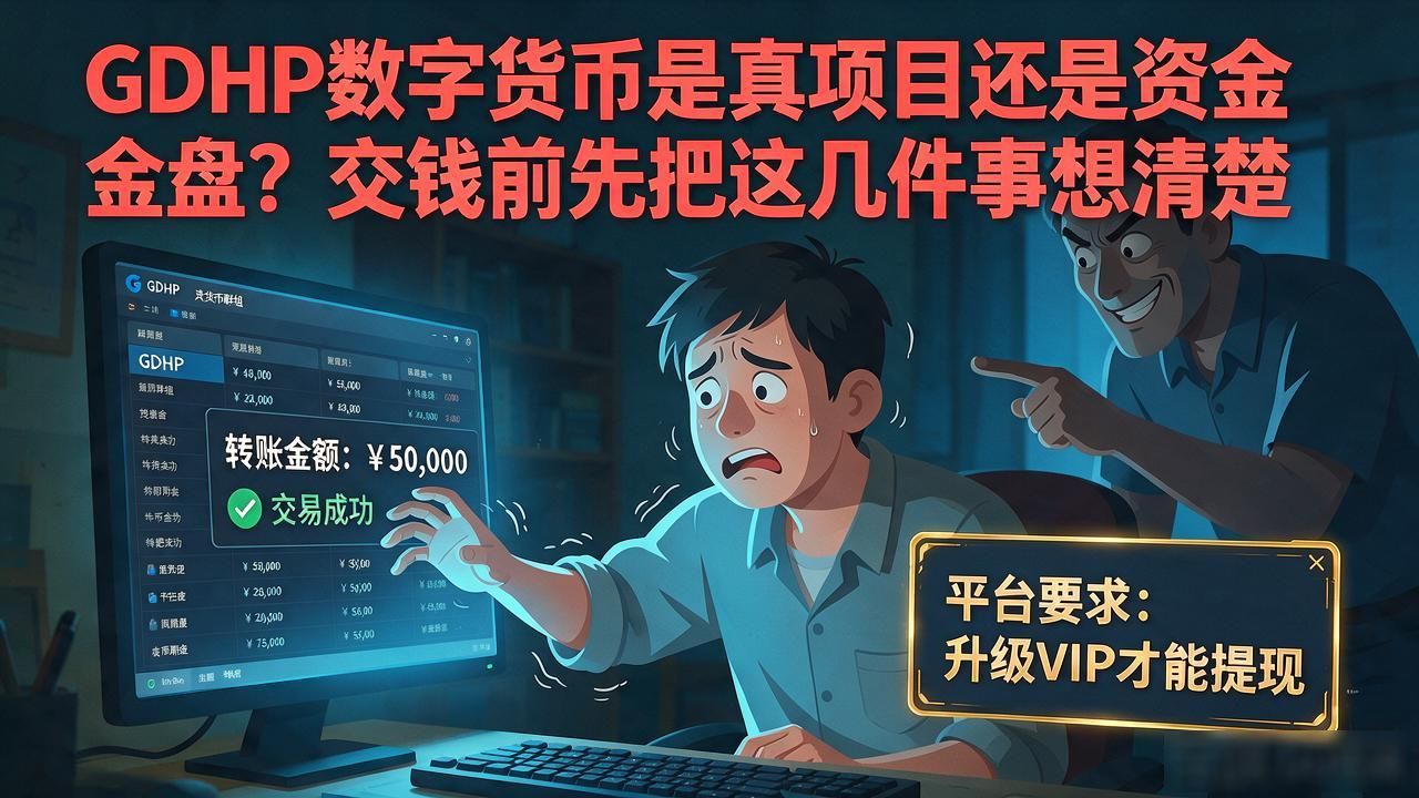 GDHP数字货币是真项目还是资金盘？交钱前先把这几件事想清楚