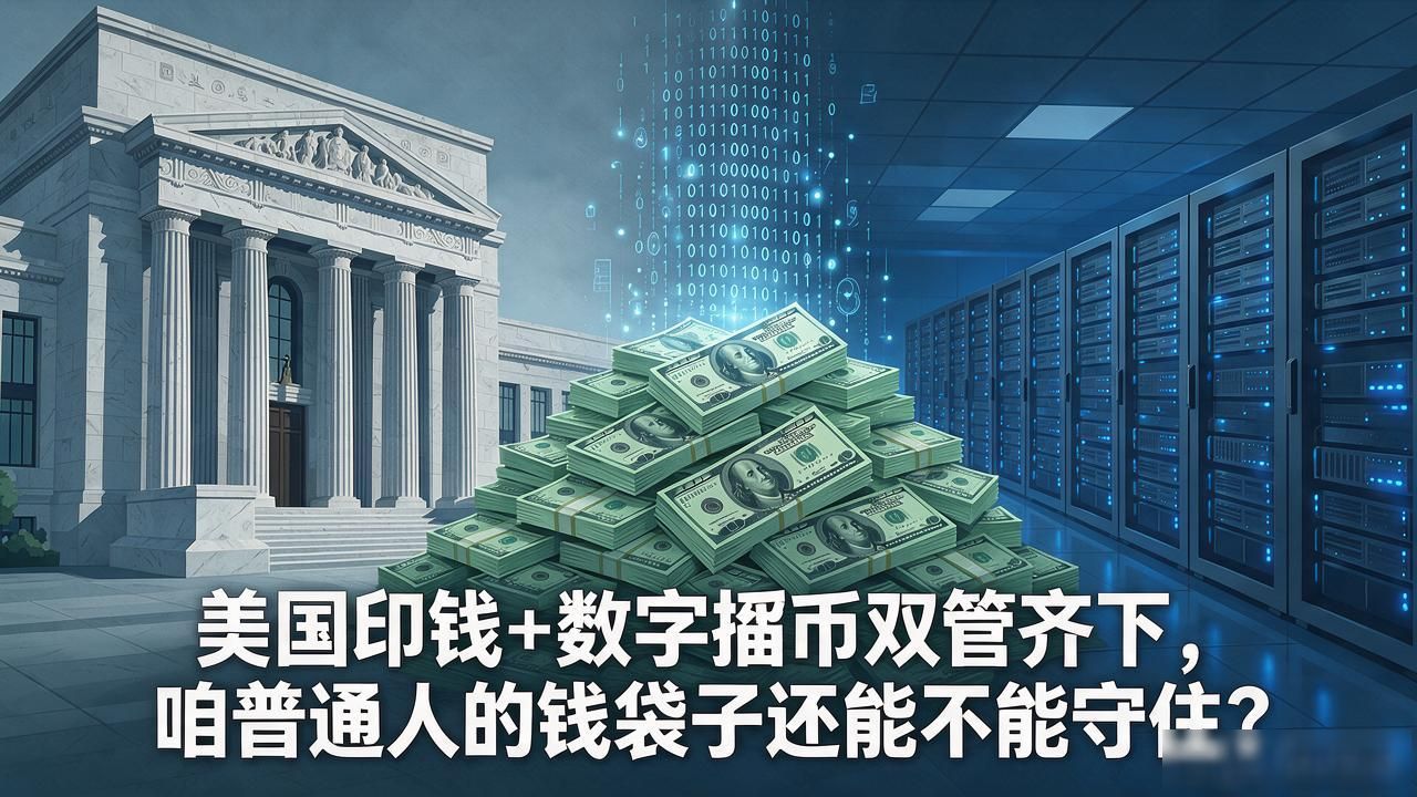 美国印钱+数字货币双管齐下，咱普通人的钱袋子还能不能守住