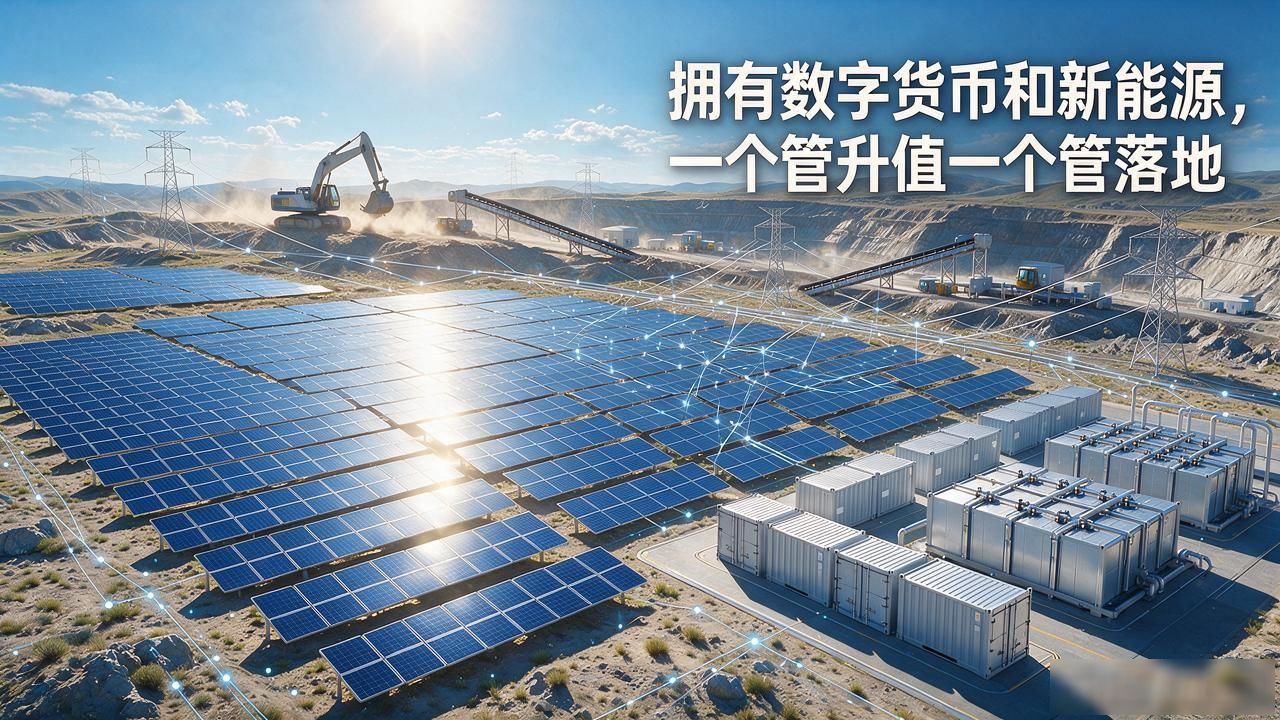 拥有数字货币和新能源，一个管升值一个管落地，怎么平衡？