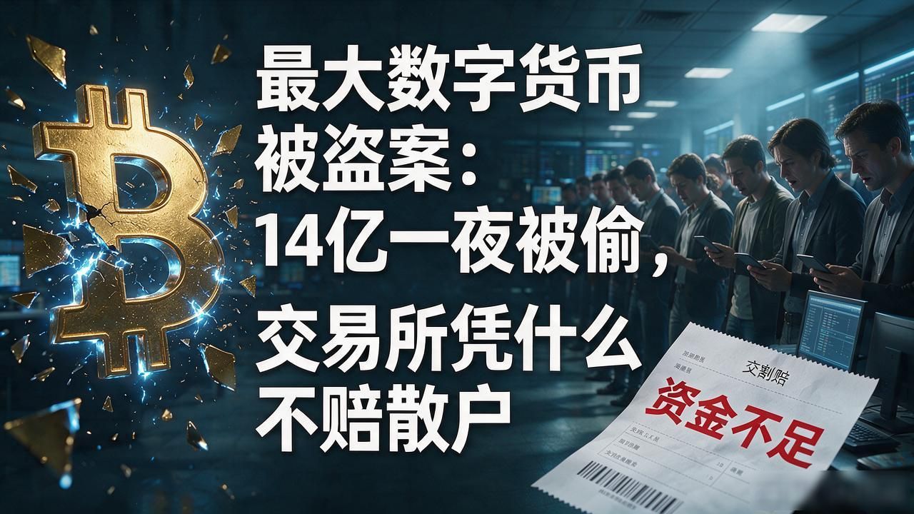 最大数字货币被盗案：14亿一夜被偷，交易所凭什么不赔散户