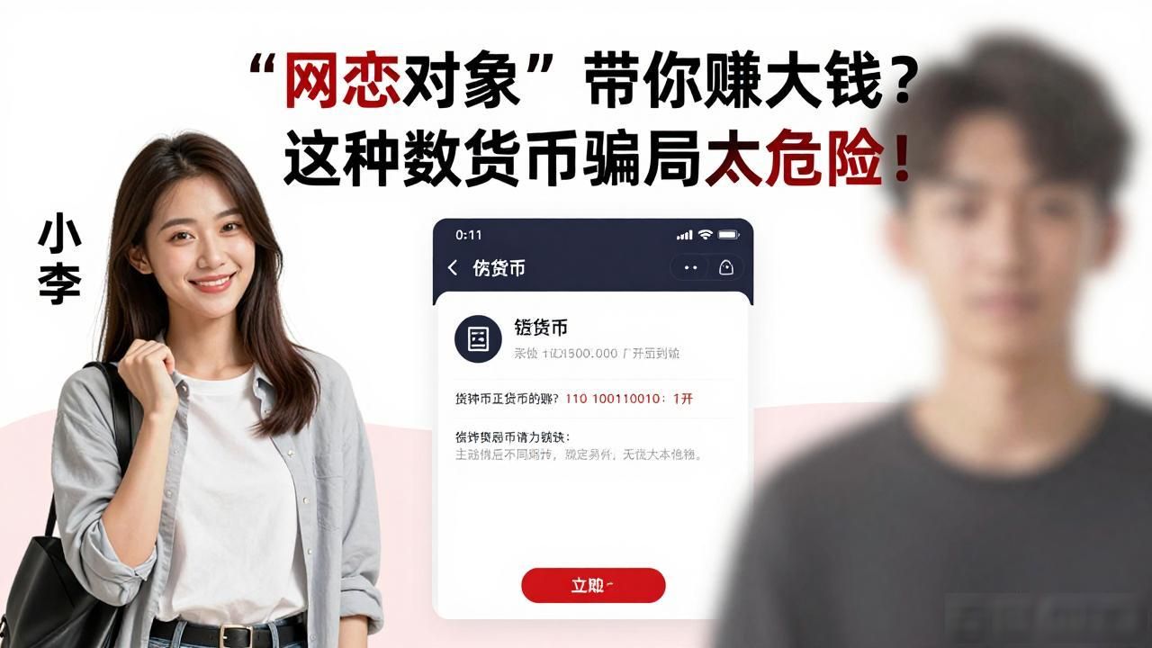 “网恋对象”带你赚大钱?这种数字货币骗局太危险!