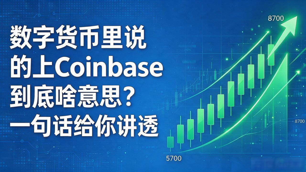 数字货币里说的上Coinbase到底啥意思?一句话给你讲透