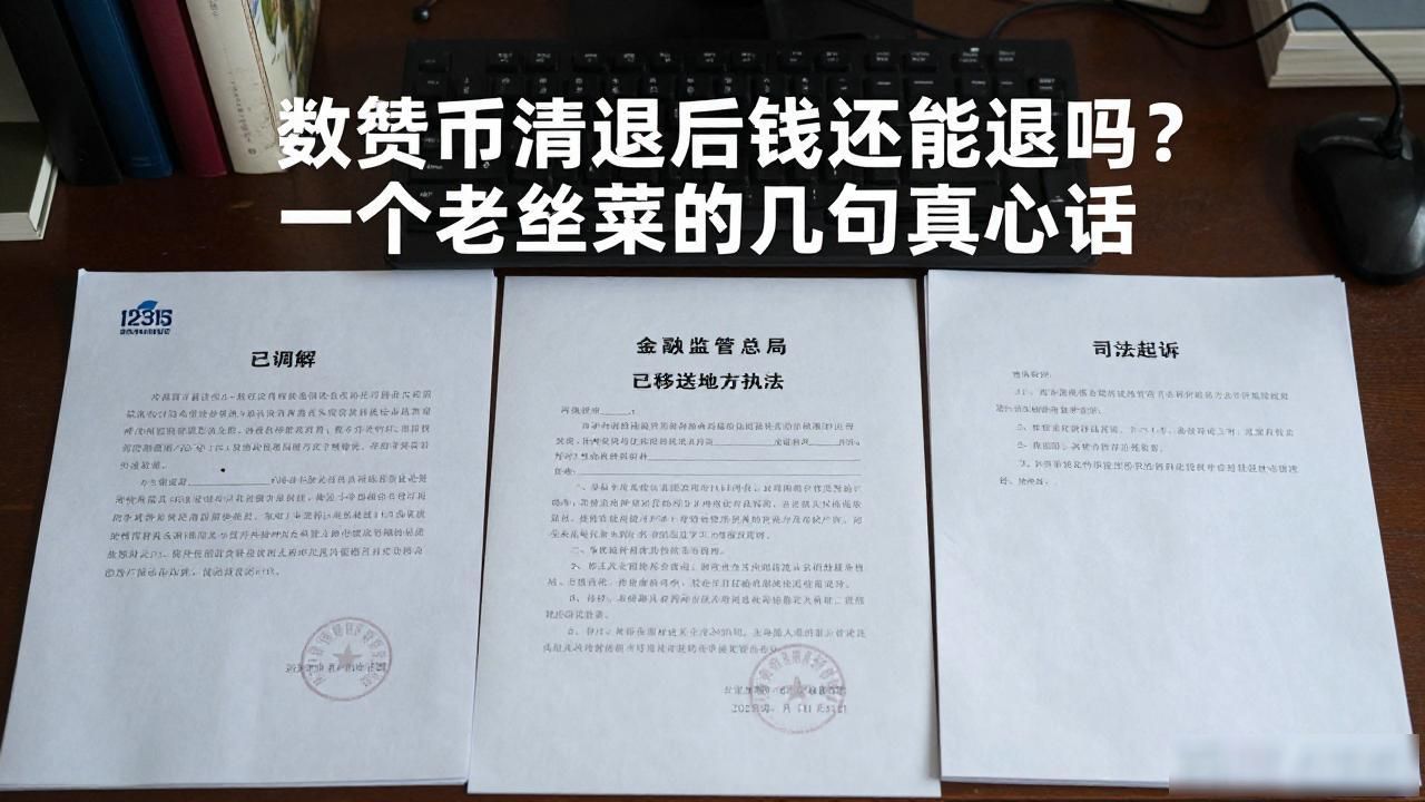 数字货币清退后钱还能退吗?一个老韭菜的几句真心话