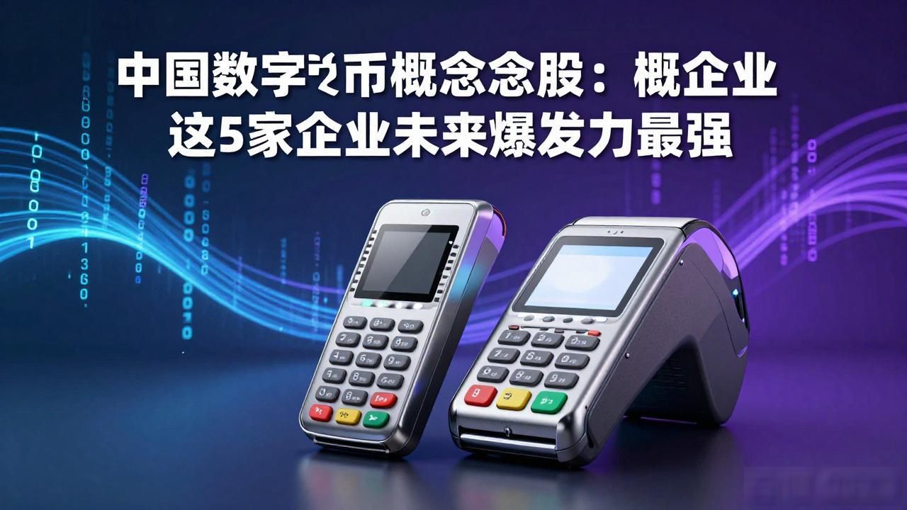 中国数字货币概念股：这5家企业未来爆发力最强