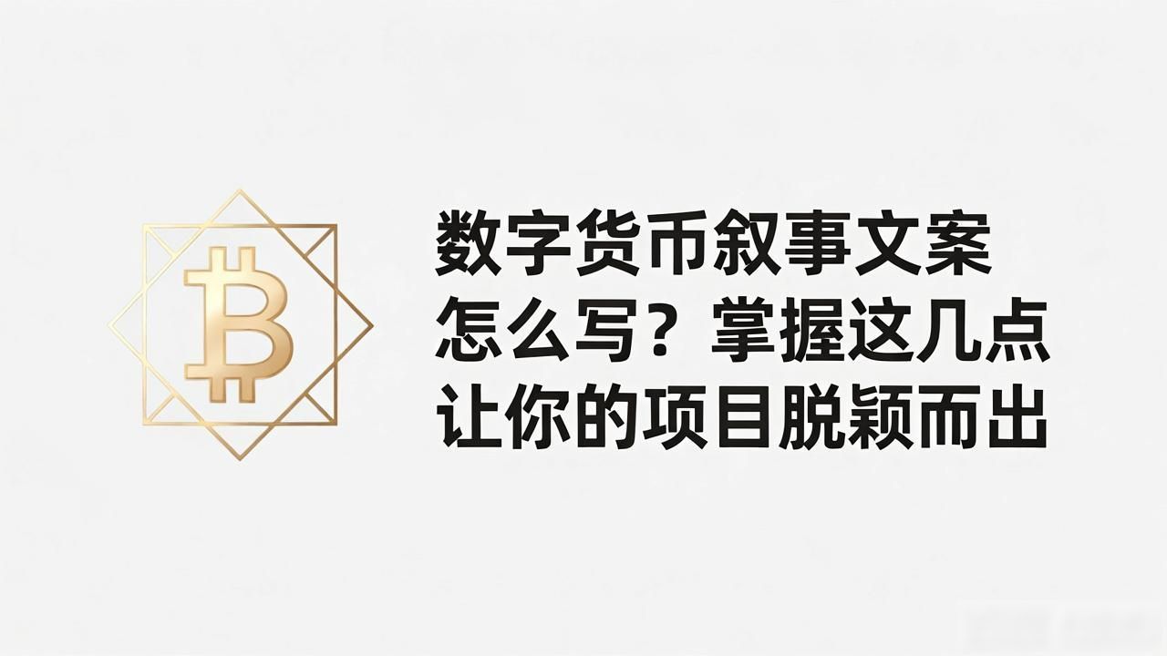 数字货币叙事文案怎么写？掌握这几点让你的项目脱颖而出
