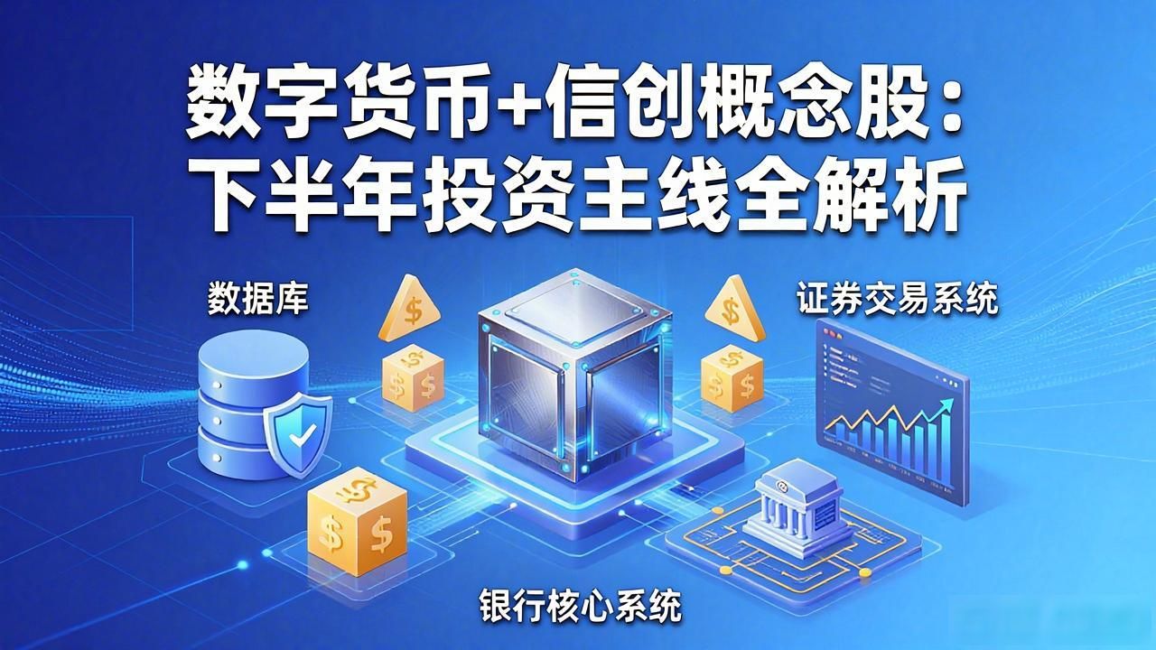 数字货币+信创概念股：下半年投资主线全解析