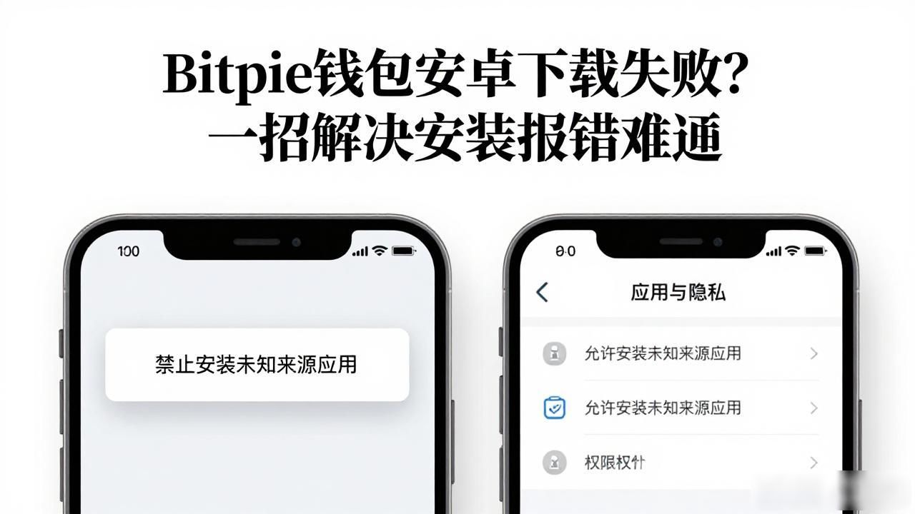 Bitpie钱包安卓下载失败?一招解决安装报错难题