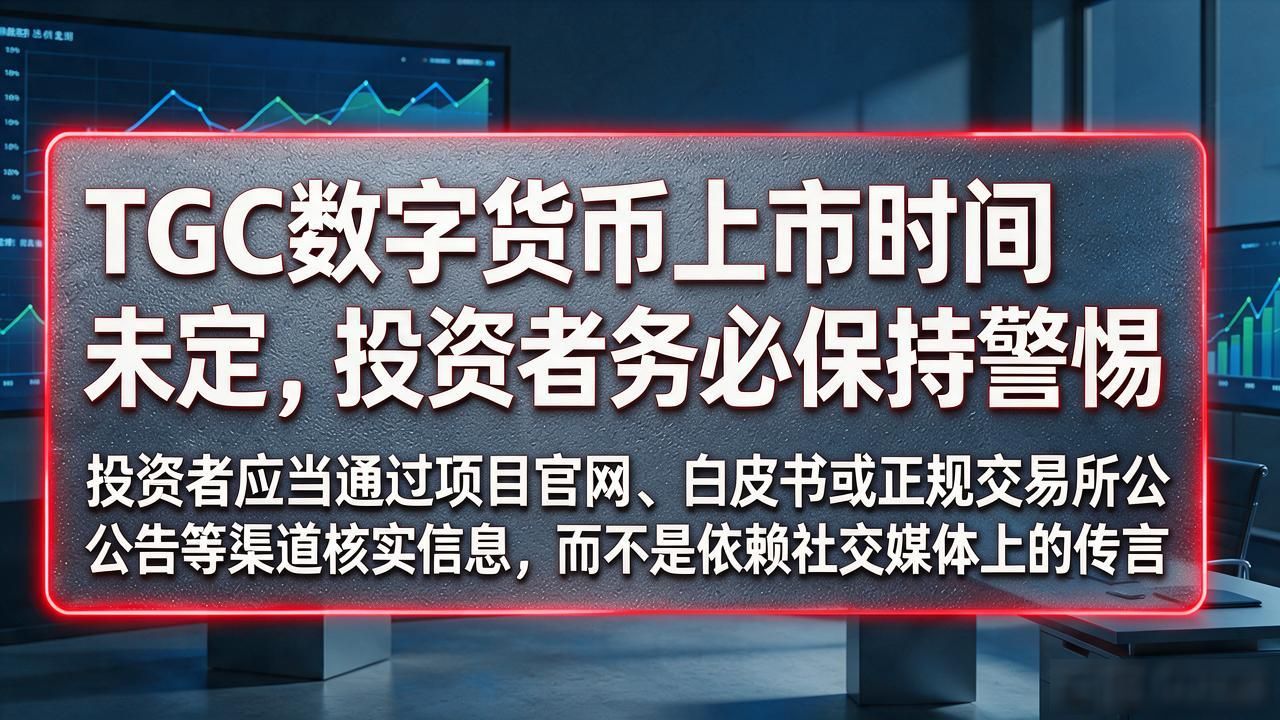 TGC数字货币上市时间未定，投资者务必保持警惕