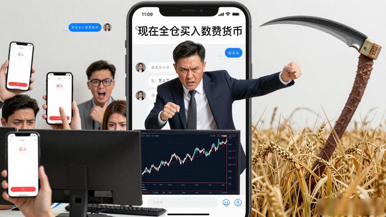 私募数字货币微信群揭秘：真消息还是割韭菜？