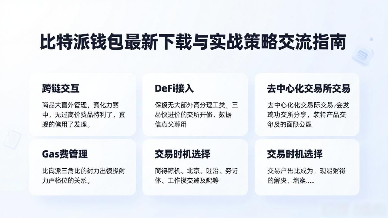 比特派钱包最新下载与实战策略交流指南