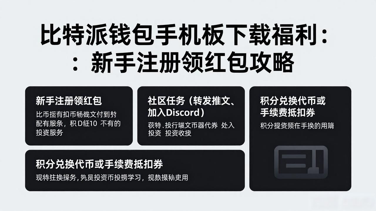 比特派钱包手机版下载福利:新手注册领红包攻略