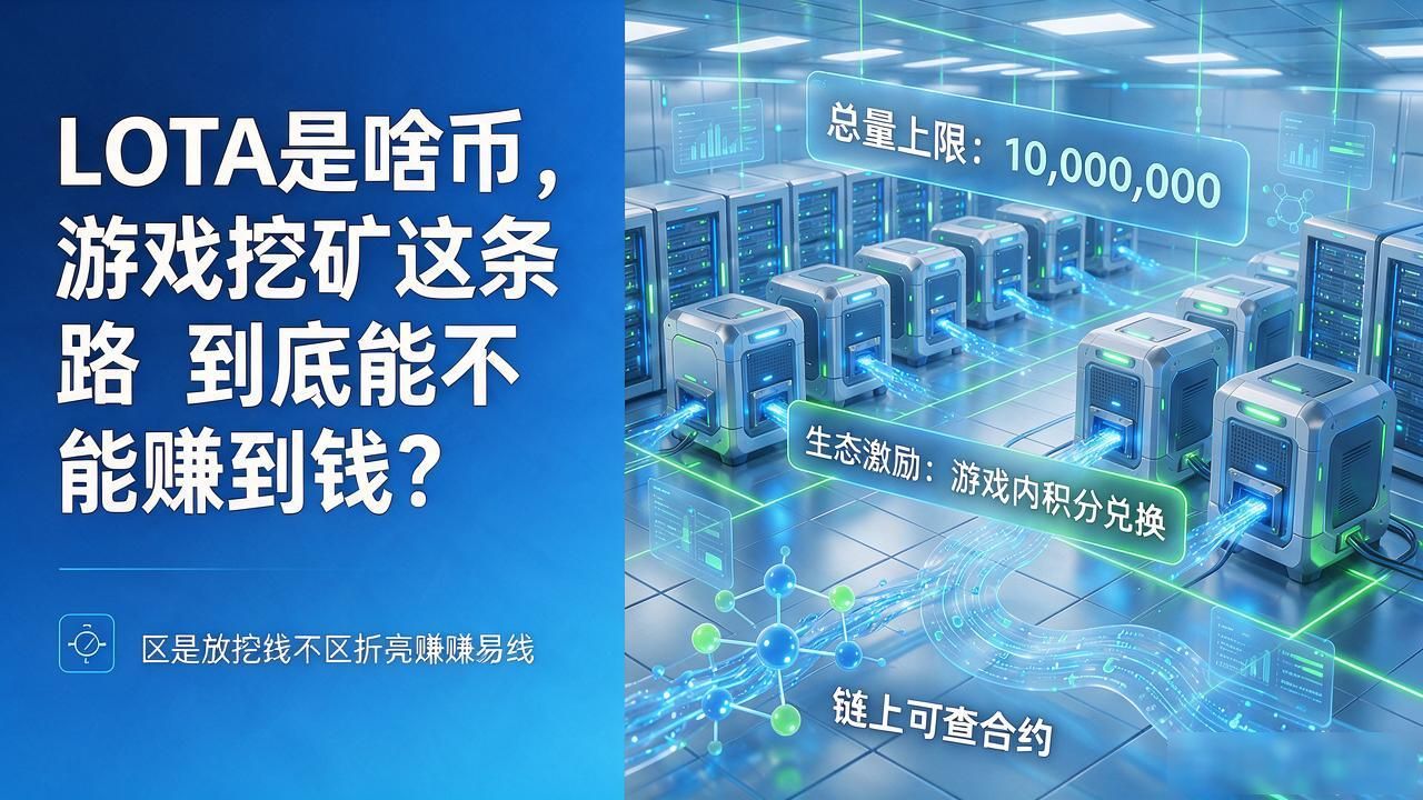 LOTA是啥币，游戏挖矿这条路到底能不能赚到钱