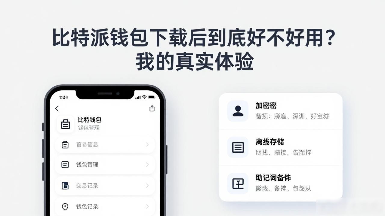 比特派钱包下载后到底好不好用？我的真实体验