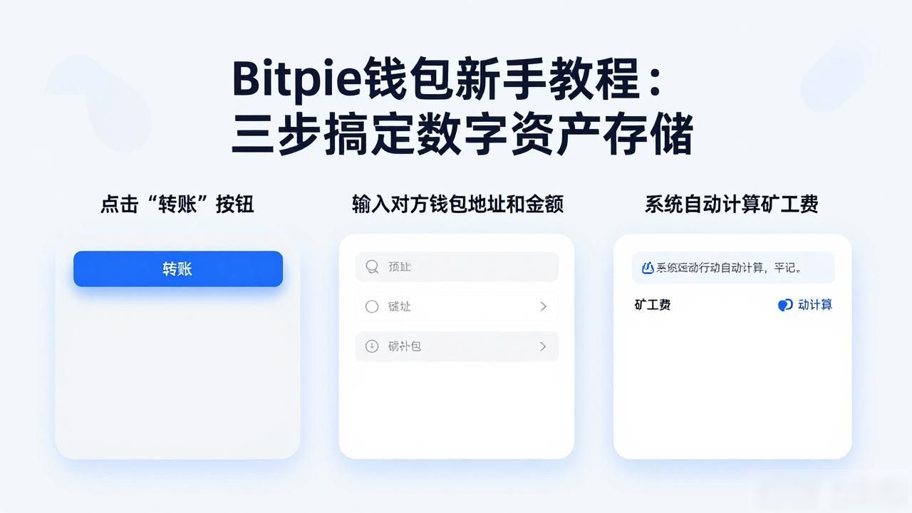 Bitpie钱包新手教程：三步搞定数字资产存储