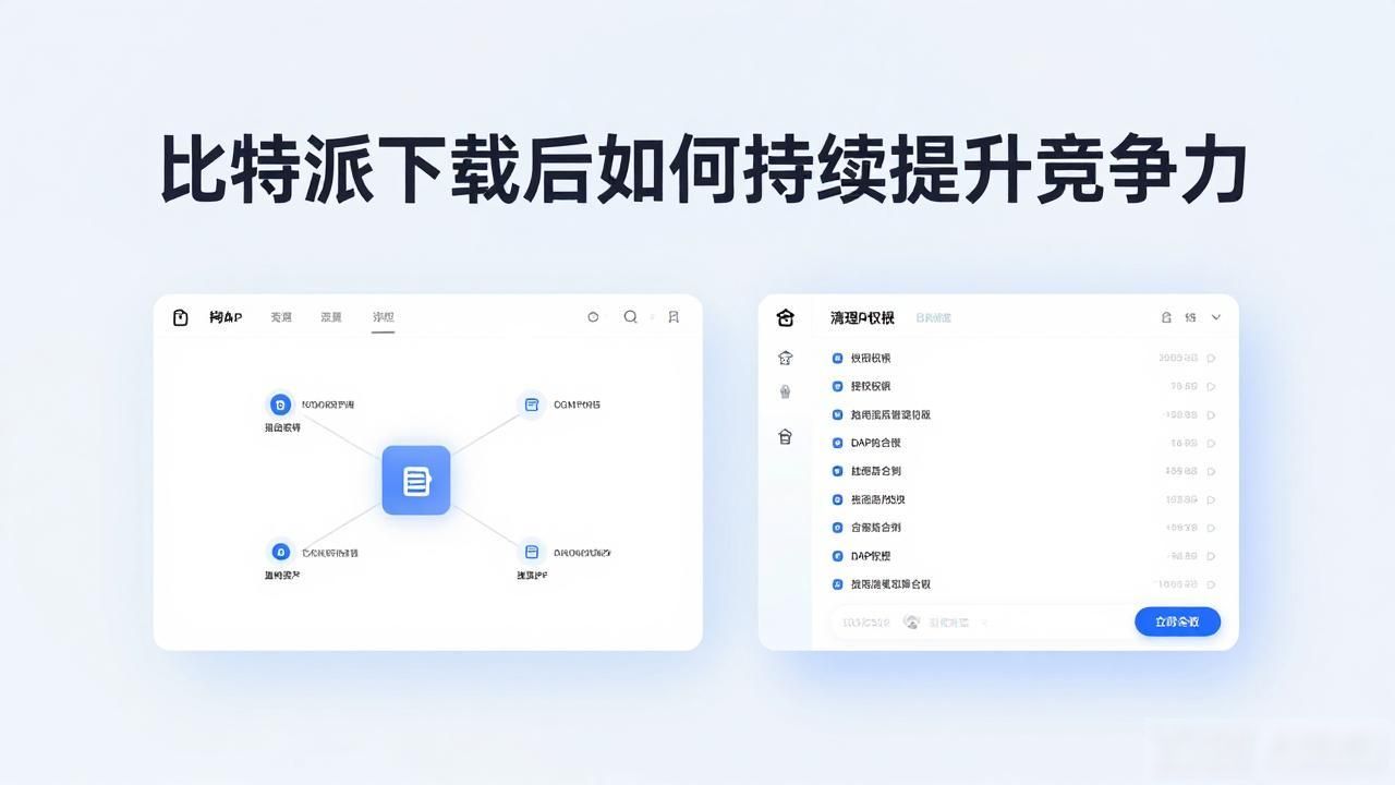 比特派下载后如何持续提升竞争力