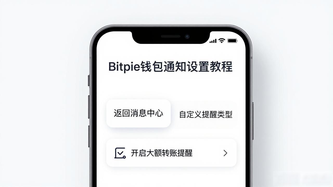 Bitpie钱包通知设置教程